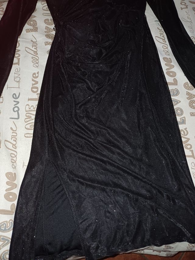 Vestito nero scintillante