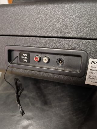 Tocadiscos Prixton V400 Negro