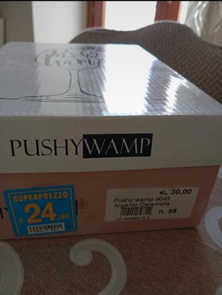 Sandali Pushyvamp Argento Tg 38