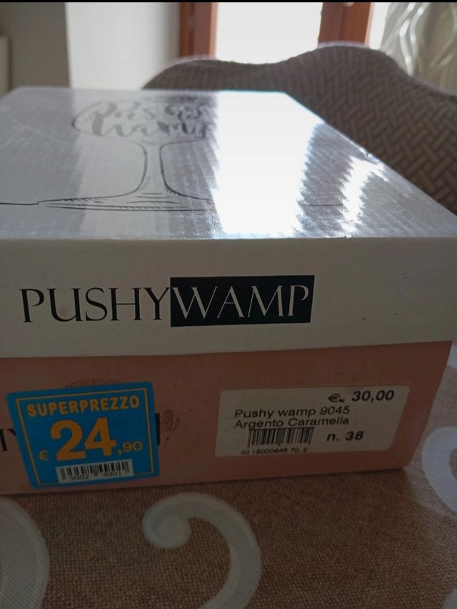 Sandali Pushyvamp Argento Tg 38