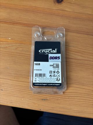 Memoria RAM Crucial DDR5 16GB 4800MHz