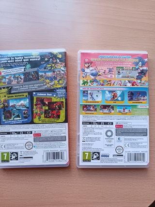 Mario & Sonic Tokyo 2020 Ninte Switch y Splatoon3