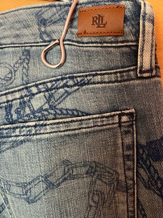 Pantalones vaqueros Ralph Lauren con estampado