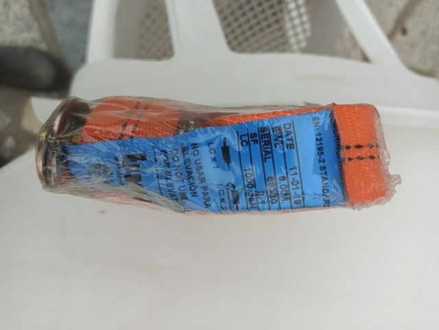 Trincaje Pesado 6m con Gancho Abierto. 2000Kg.