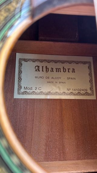 Guitarra Clásica Alhambra 2C