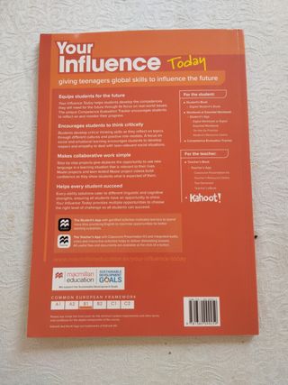 YOUR INFLUENCE TODAY B1 Student's book: libro d...