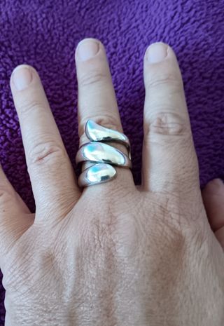 Anillo Plata Grande T23