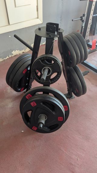 Soporte para discos olímpicos 155kg