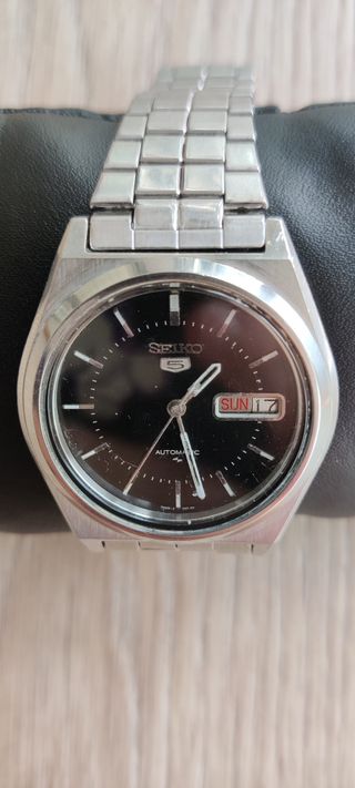 Seiko 5 Automático Negro Vintage - Ref. 7009-876A