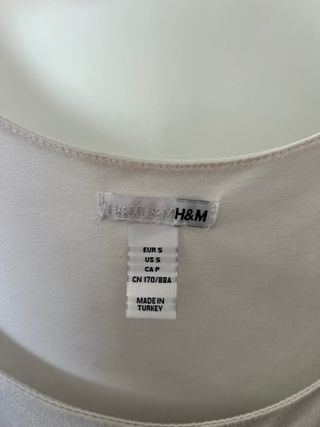 Mini abito o top lungo H&M con balze