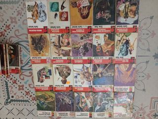 Lote de 45 novelas antiguas bolsilibros 