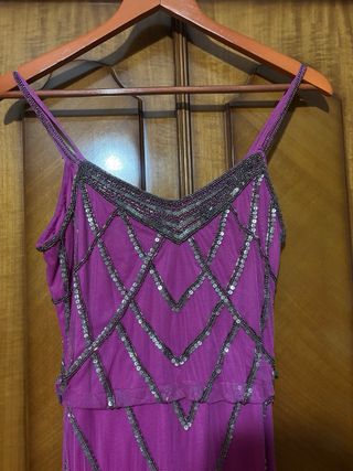 Vestido largo Tintoretto morado