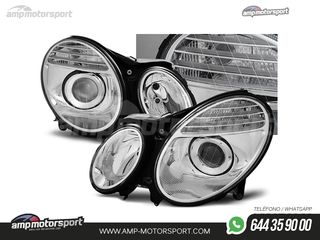 FAROS DELANTEROS LUPA PARA MERCEDES CLASE E W211