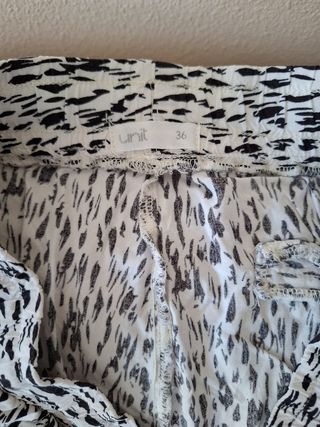 Pantalón estampado mujer talla S