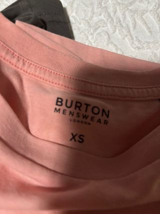 Lote 4 Camisetas Burton Menswear y H&M