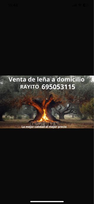 Leña de olivo a domicilio