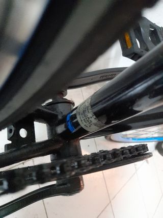 Bicicleta Fixtyle Negra Ruedas Azules