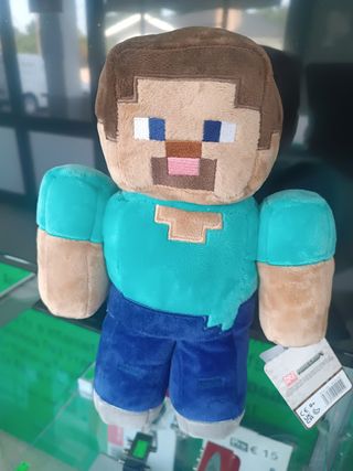 Peluche Minecraft Steve 30cm