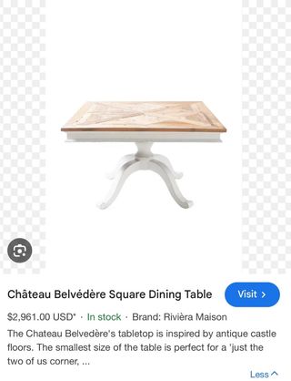 Mesa de comedor de madera