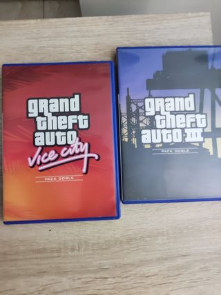 Pack Doble GTA Vice City y GTA III PS2