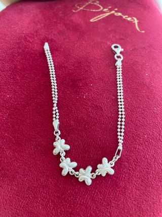 Bracciale in argento 925 con farfalle 