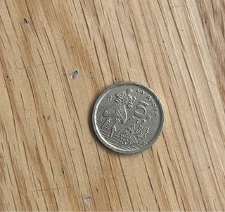 Moneda 5 Pesetas La Rioja España