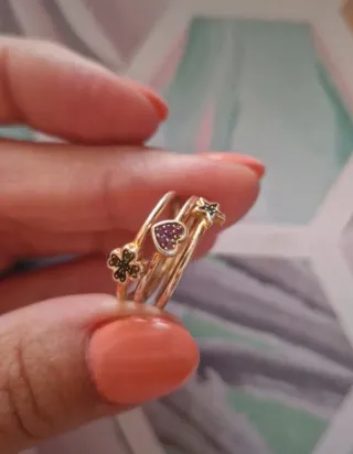 Anillos Tous Corazón, Trébol y Estrella