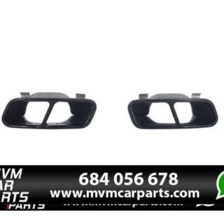 Difusor trasero para Mercedes CLA W117 Black AMG