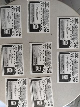 8 cromos Synergy. La Liga 23-24