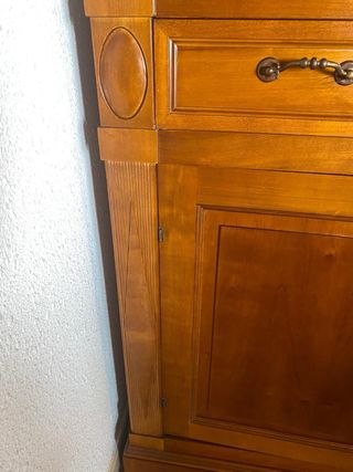 Mueble de madera maciza 2 piezas