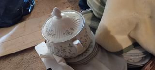 Vajilla Santa Clara porcelana floral