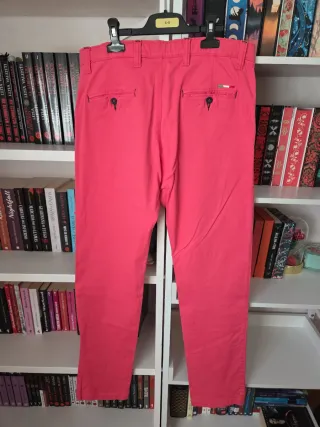 Pantalones Di Piego Rojos Talla M