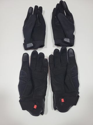2 Pares Guantes Dainese Moto Negro Gris