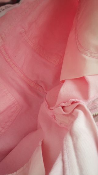 Pantalones vaqueros Zara color rosa