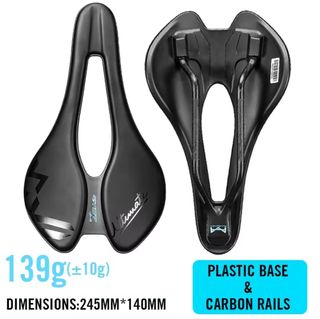 Sillín Bici Carbono 139g 245x140mm