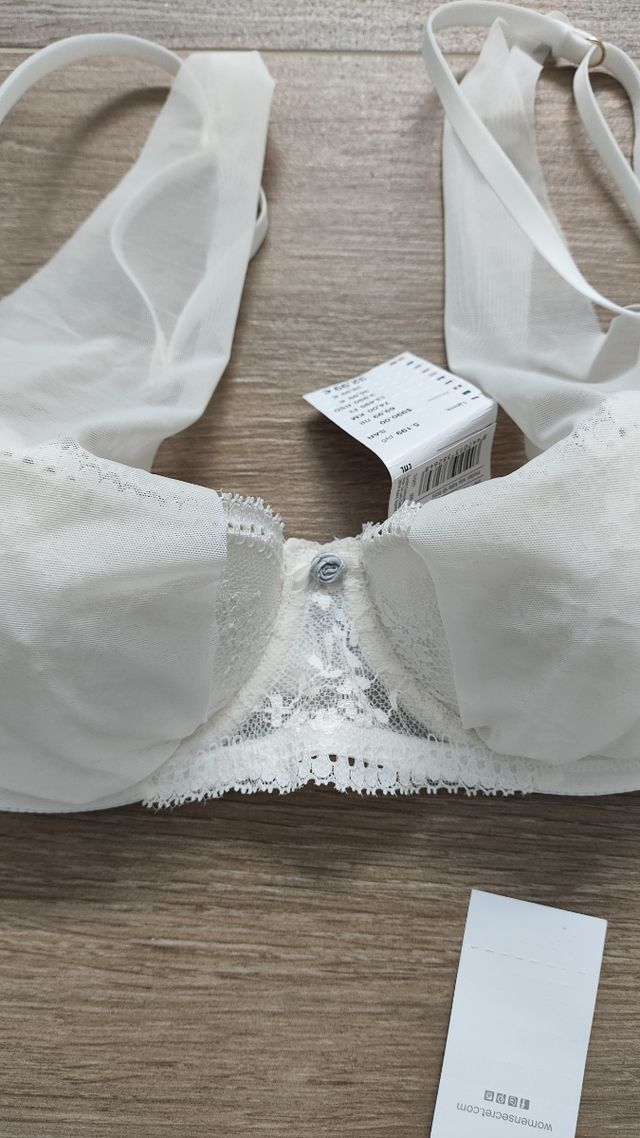 Conjunto encaje blanco lencería