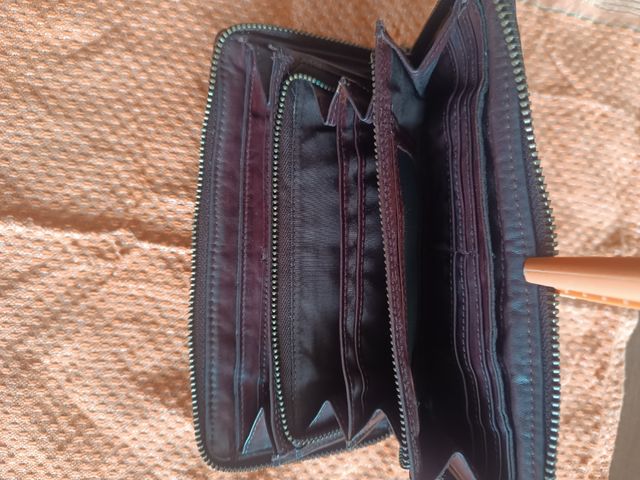 Portafoglio donna marrone