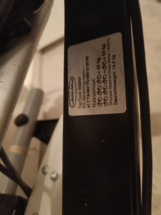 Portabicicletas 3 bicicletas para bola