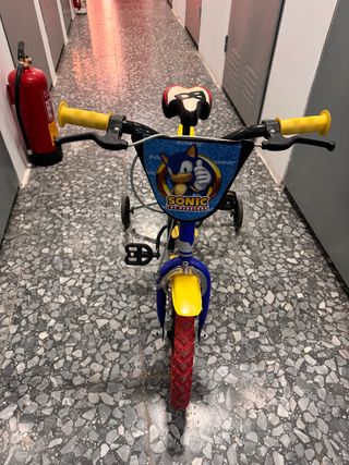 Bicicleta infantil Sonic