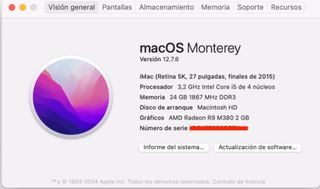 iMac 27 2015 Plata