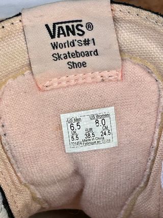 Zapatillas Vans 38,5 Sk8Hi Breast Cancer Awarenes