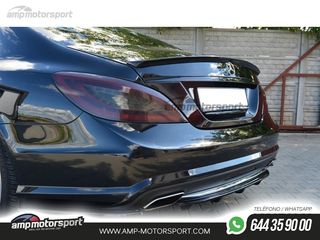 AÑADIDO DE DIFUSOR MERCEDES CLS C218 2011-2014 NEGRO BRILLO