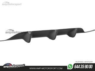 DIFUSOR TRASERO MERCEDES C C205 63 AMG COUPE 2014-2018 NEGRO MATE