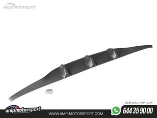 DIFUSOR TRASERO MERCEDES C C205 63 AMG COUPE 2014-2018 NEGRO MATE