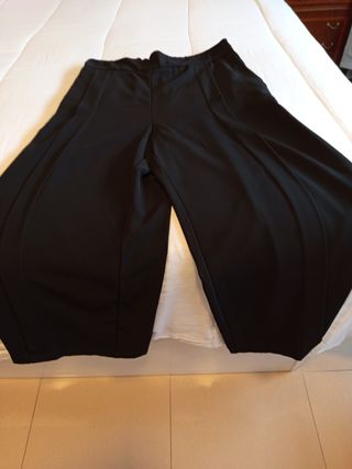 Falda pantalón señora negra