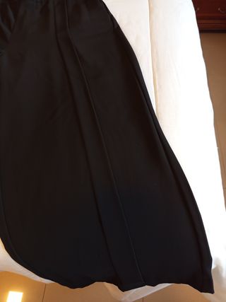Falda pantalón señora negra
