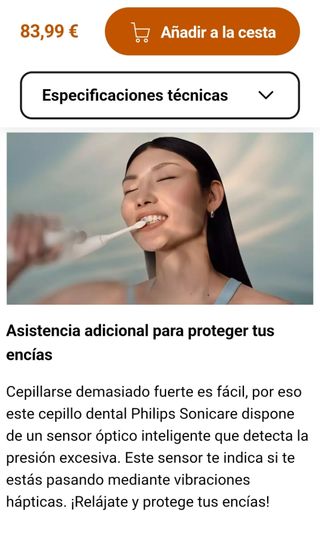 Cepillo Eléctrico PHILIPS SONICARE 5500
