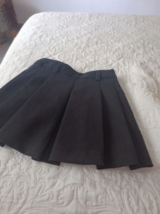 Falda negra niña talla 10