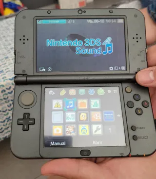 Nintendo 3DS XL Negra/Gris