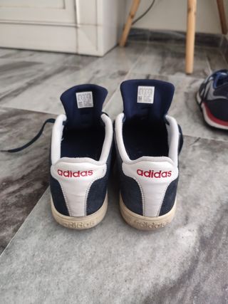 Zapatillas Adidas Neo Azul y Blanco